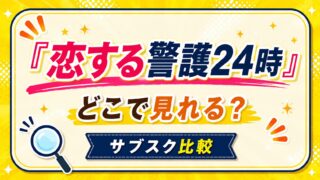 ドラマ『恋する警護24時』配信はどこで見れる？見放題サブスクを比較