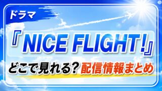 ドラマ『NICE FLIGHT!』はどこで見れる？配信情報まとめ